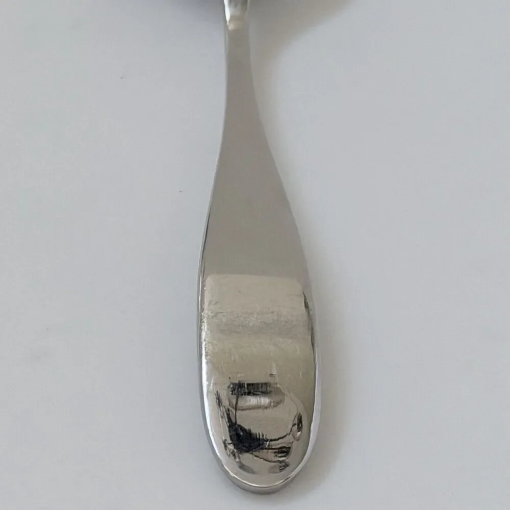 1pc MIKASA Hamilton Sugar Spoon 6 1/4” Stainless 18/10 Glossy Plain Round Tip